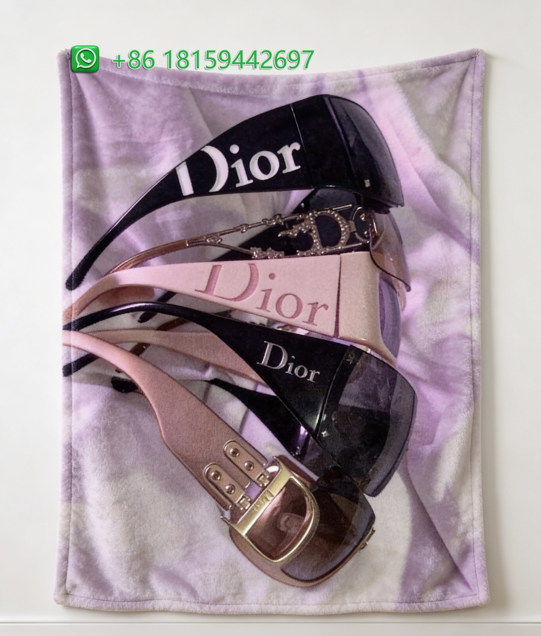 Dior Throw Blankets
